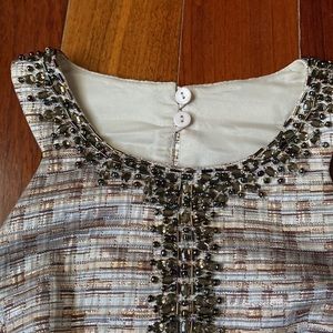 Maggy London metallic cocktail dress new without tags size 6